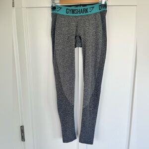 Gymshark Leggings SZ Small S Flex Gray Compression Athletic